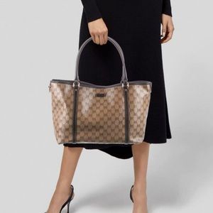 GUCCI gg crystal monogram joy tote